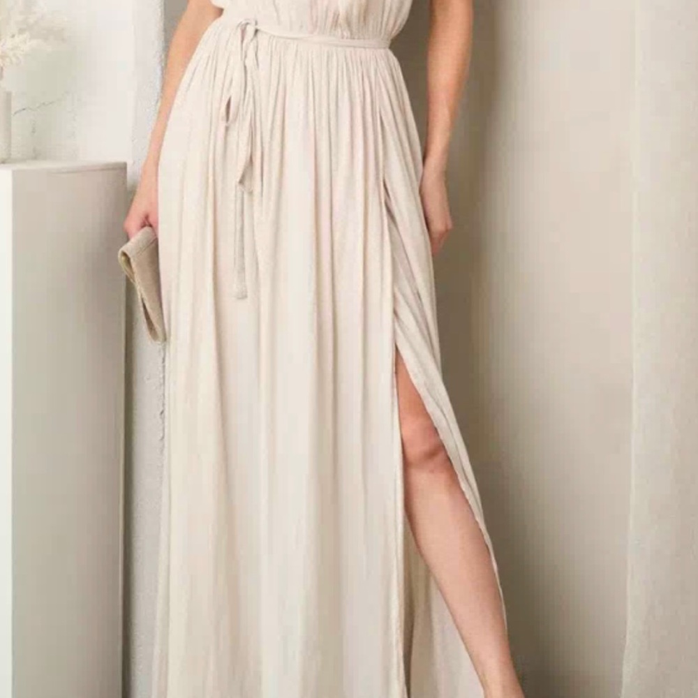 Cream maxi dress - Picture 3 of 4